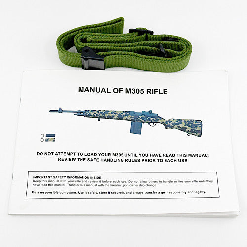 Owner&#39;s Manual for M 305 308 Win Semi Auto with Original Sling