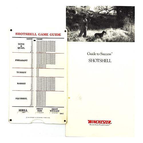 Winchester Shotshell Game Guide 1989, Winchester Guide to success shotshell 1988