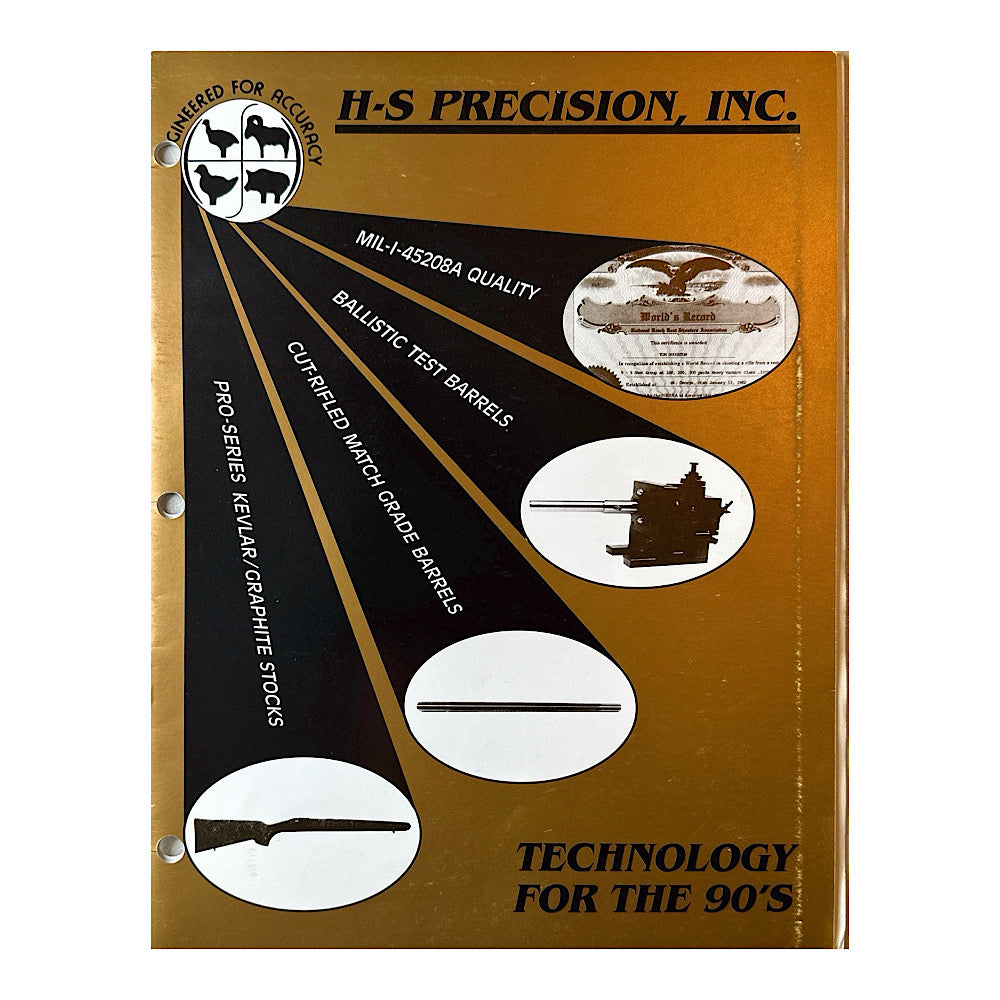 H.S. Precision Inc. 1990-1991 Catalog &amp; Price list