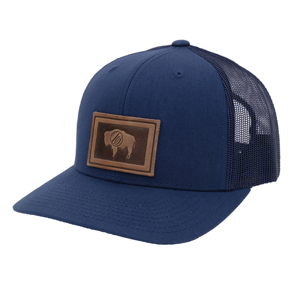Weatherby Wyoming Flag Patch Hat Navy