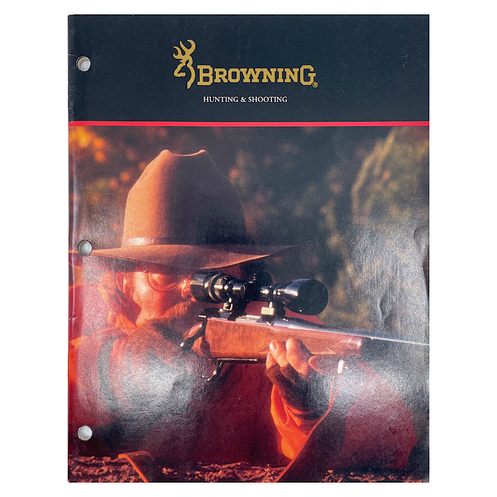 Browning Hunting &amp; Shooting Catalogue 1990 S.B. 111 pgs 3 hole punched