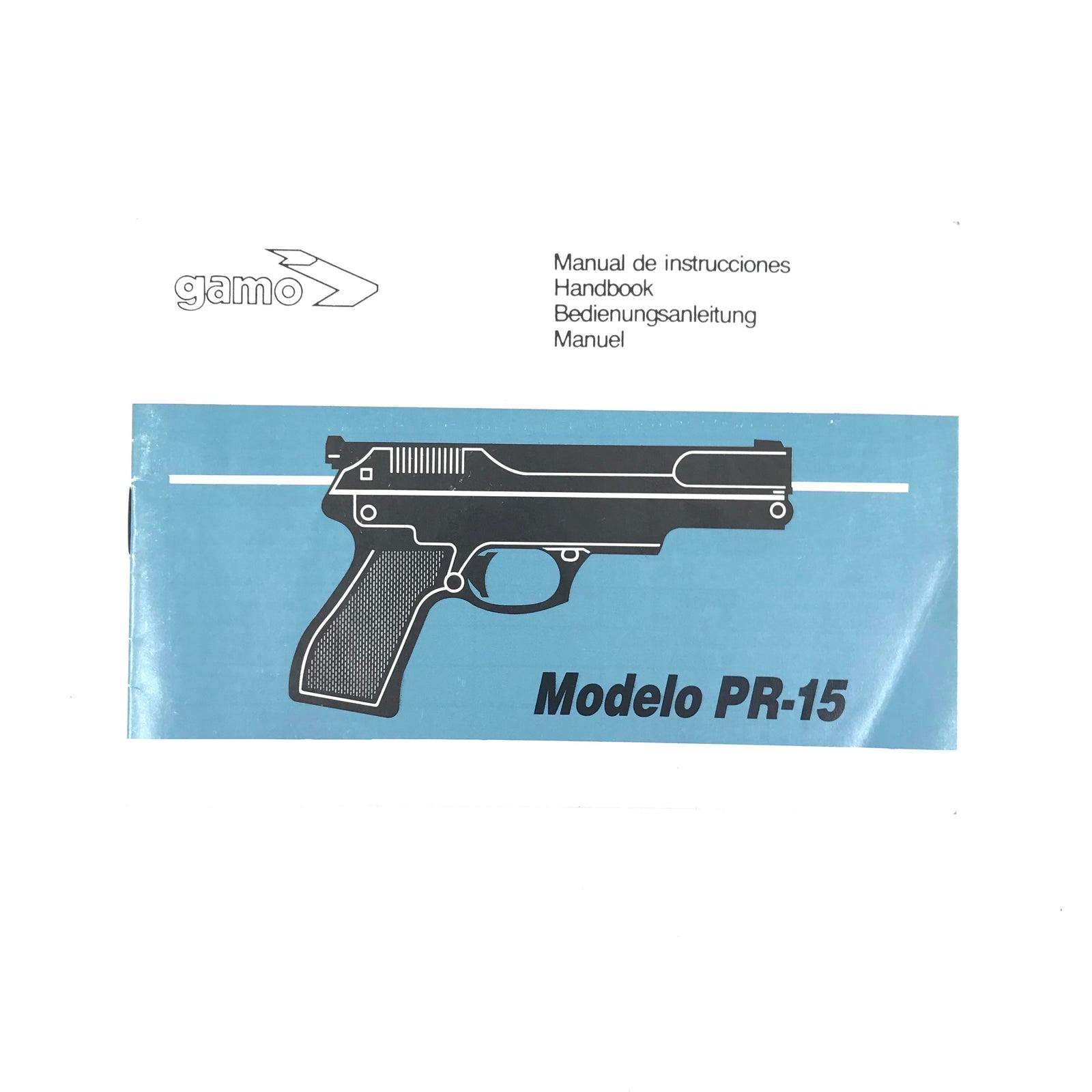 Gamo Model PR-15 Instruction Manual