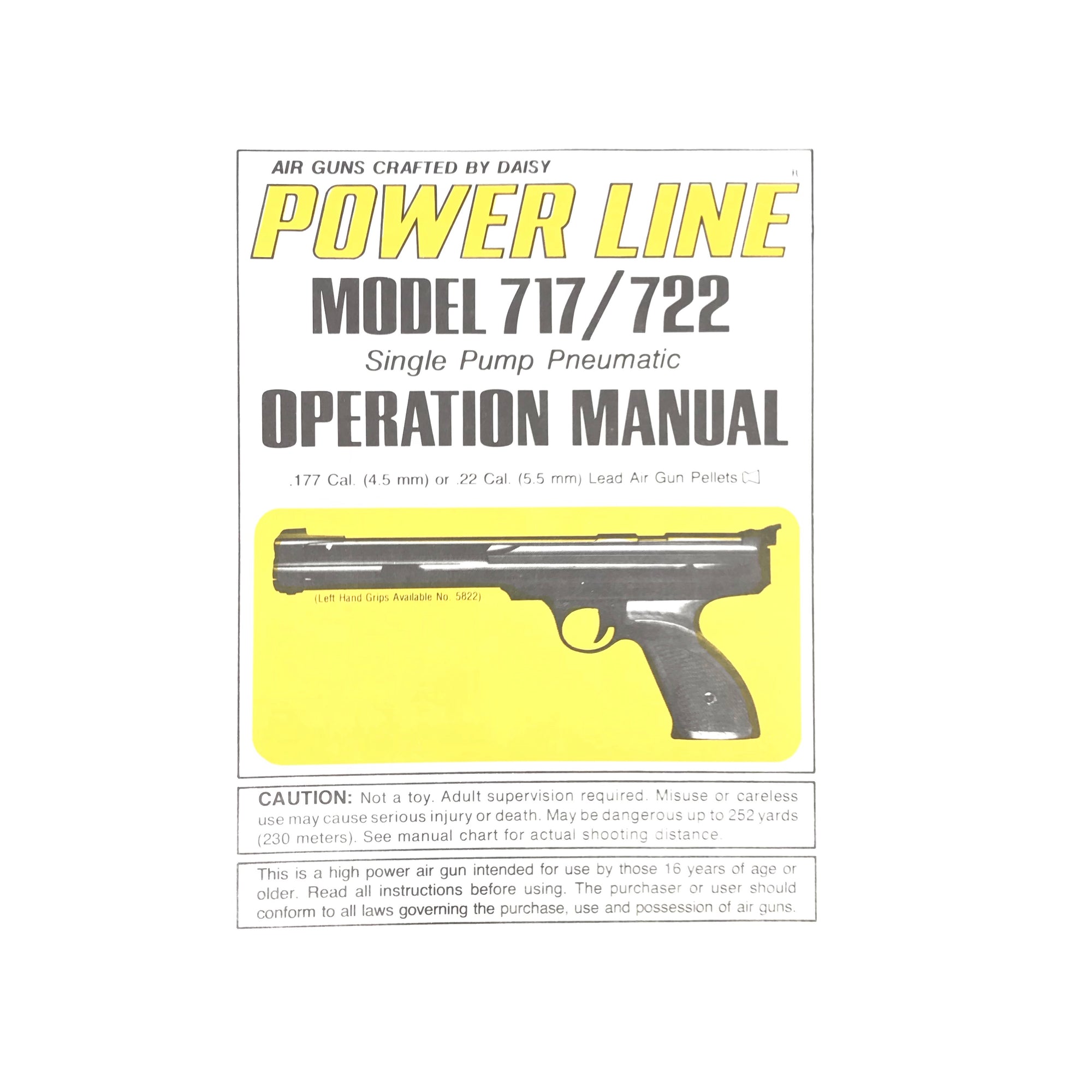 Powerline Airguns Operation Manuals